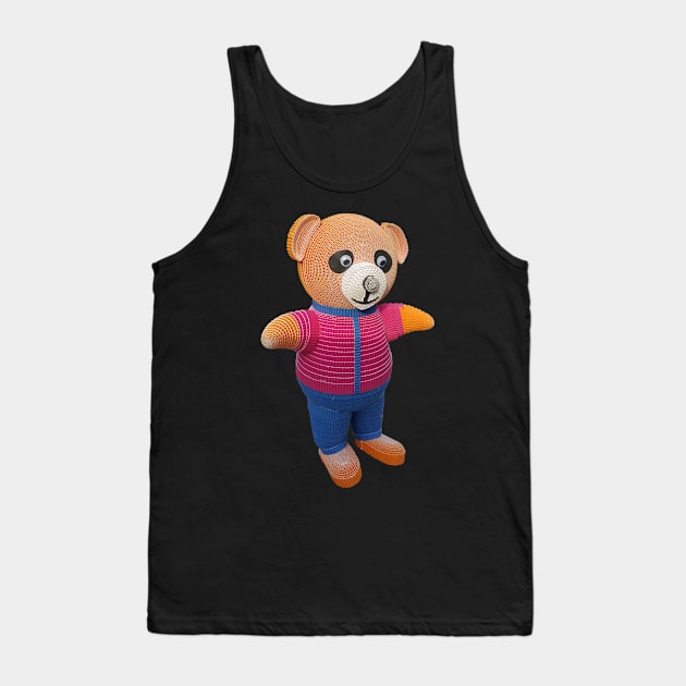 The bad bear Tank Top by Crazy_Paper_Fashion